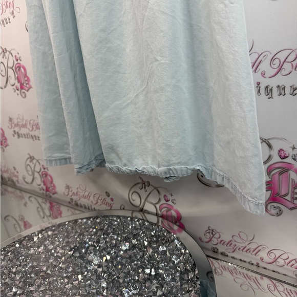 Smart Set dress light blue white cream Lace Detail Light Blue and White rare - Picture 5 of 13